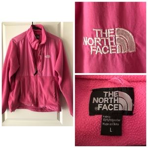 North face pink fleece